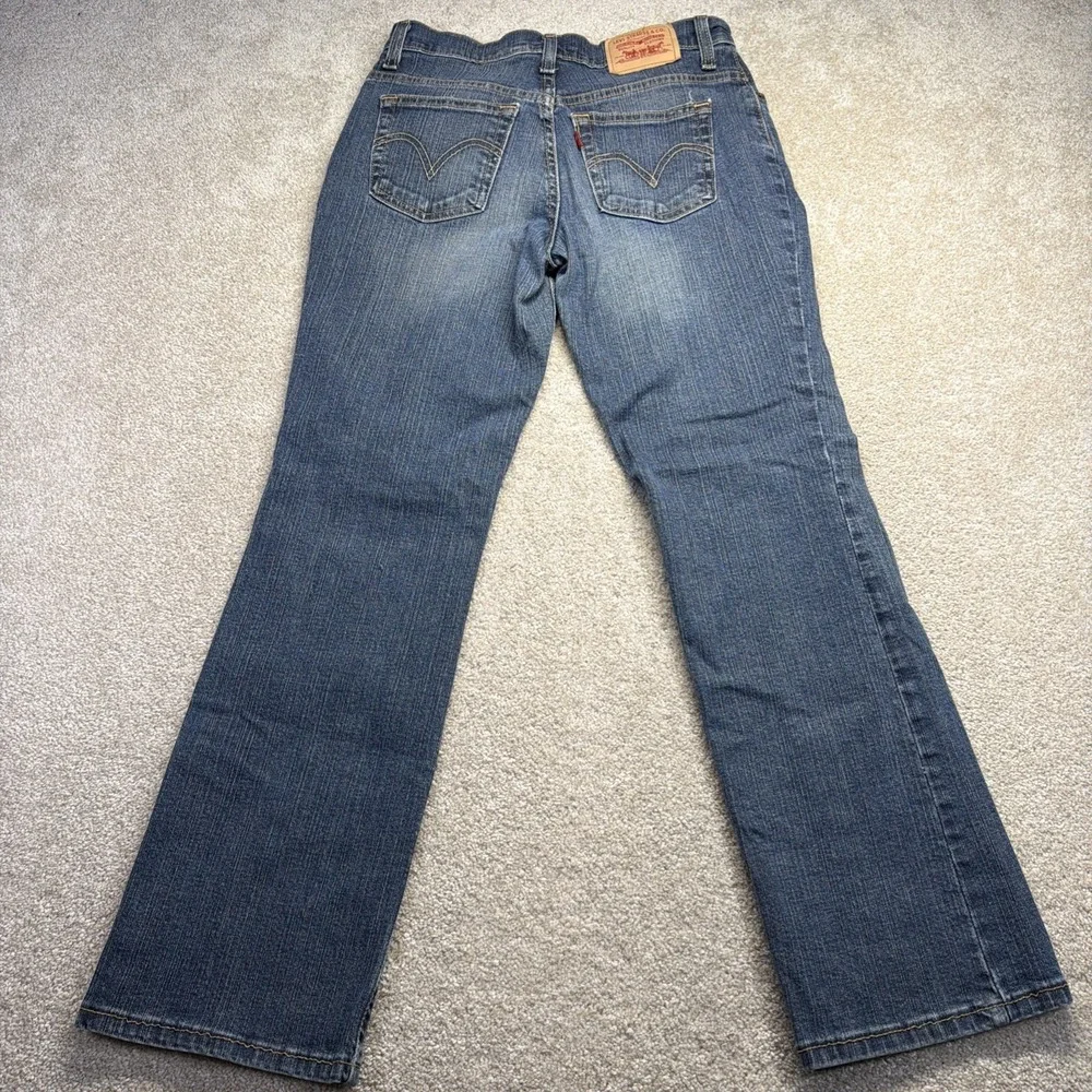 Levis 550 Relaxed Bootcut‎ Blue Jeans Womens 4M (FITS 28 X 28) Denim Stretch